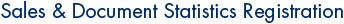 Sales & Document Statistics Registration
